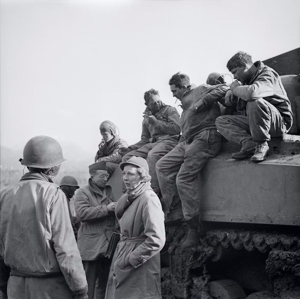 Martha Gellhorn, War Correspondent, Cassino, Italy, 1944