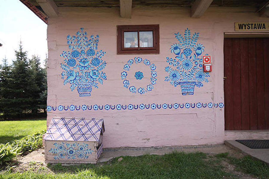 zalipie poland painted village decorative painting