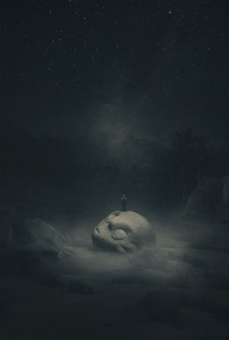 Депресія Ілюстрація Джунглі Тварини Серія Dawid Planeta