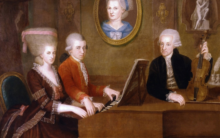 mozart pianoforte family portrait